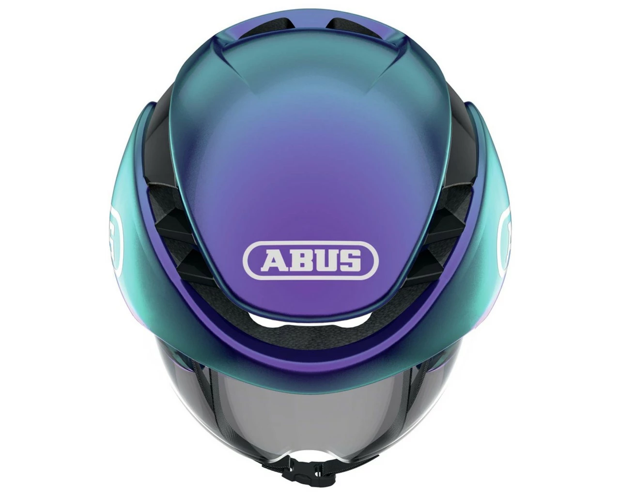 Abus GameChanger TRI Rennrad/Triathlon Fahrradhelm | Shiny Flip Flop Purple – Bild 2