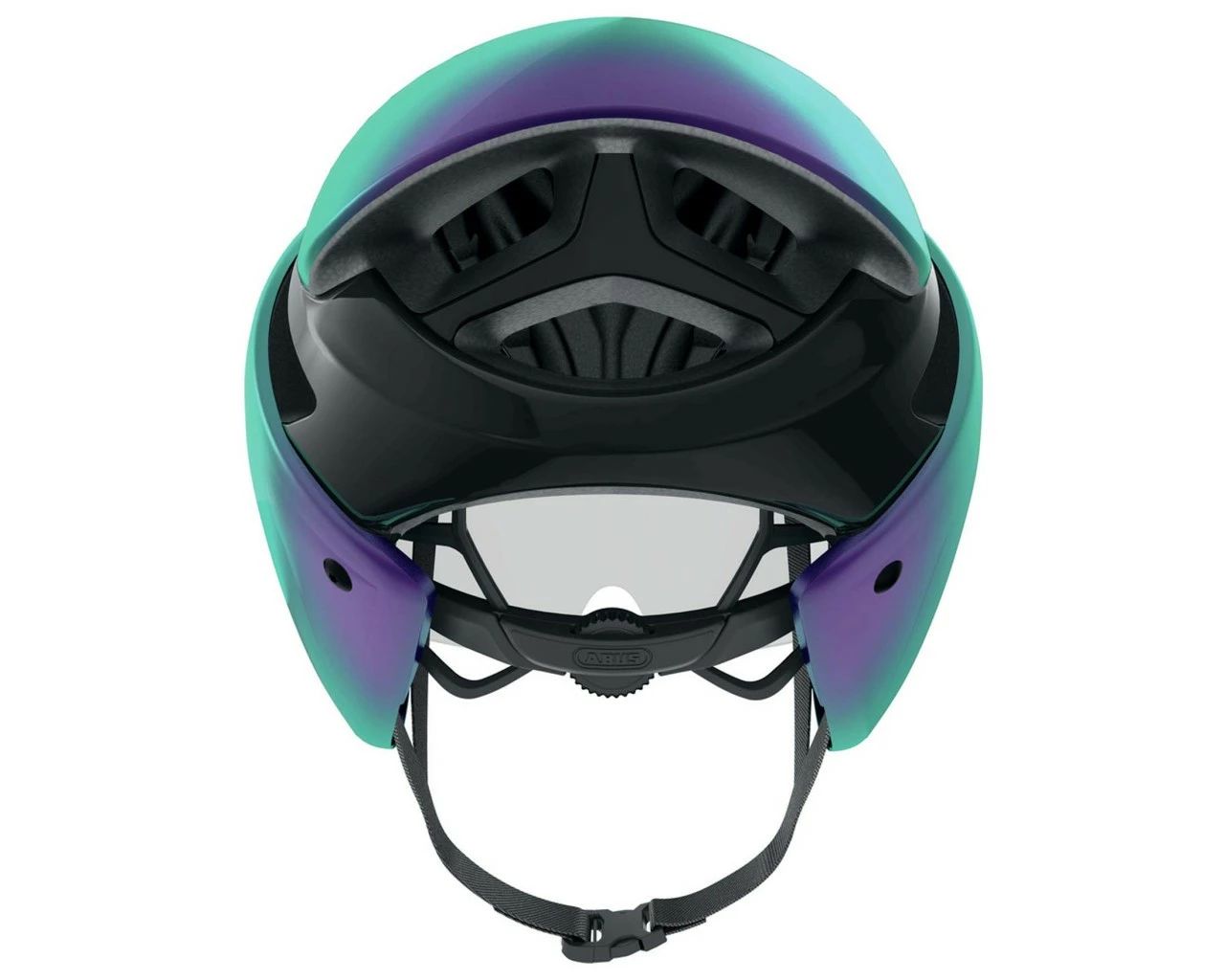 Abus GameChanger TRI Rennrad/Triathlon Fahrradhelm | Shiny Flip Flop Purple – Bild 3