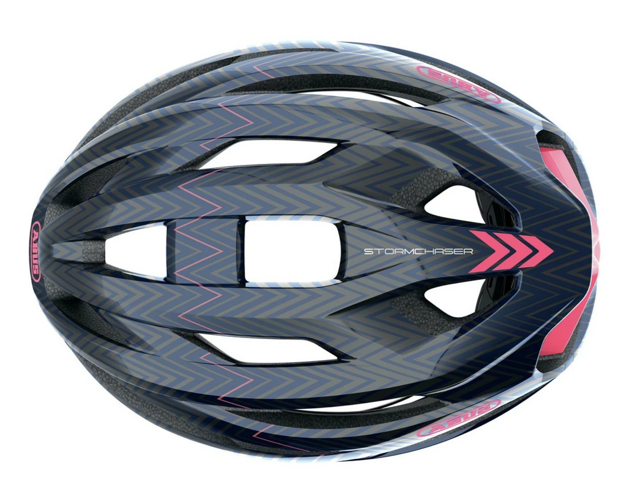 Abus StormChaser Rennrad Fahrradhelm | Zigzag Blue – Bild 4