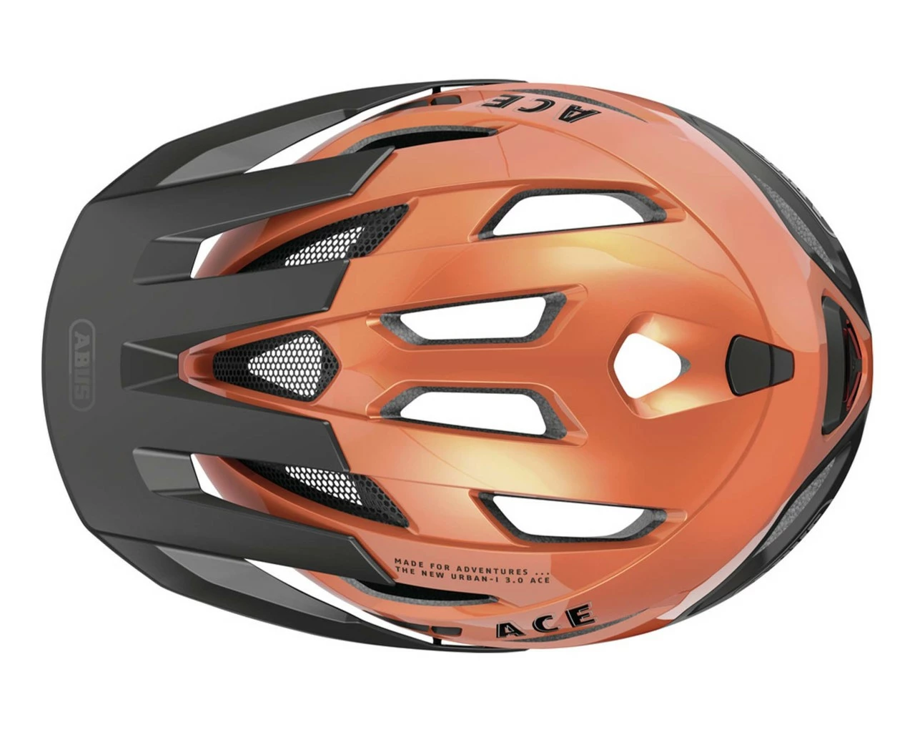 Abus Urban-I 3.0 ACE City/Trekking Fahrradhelm | Goldfish Orange – Bild 4