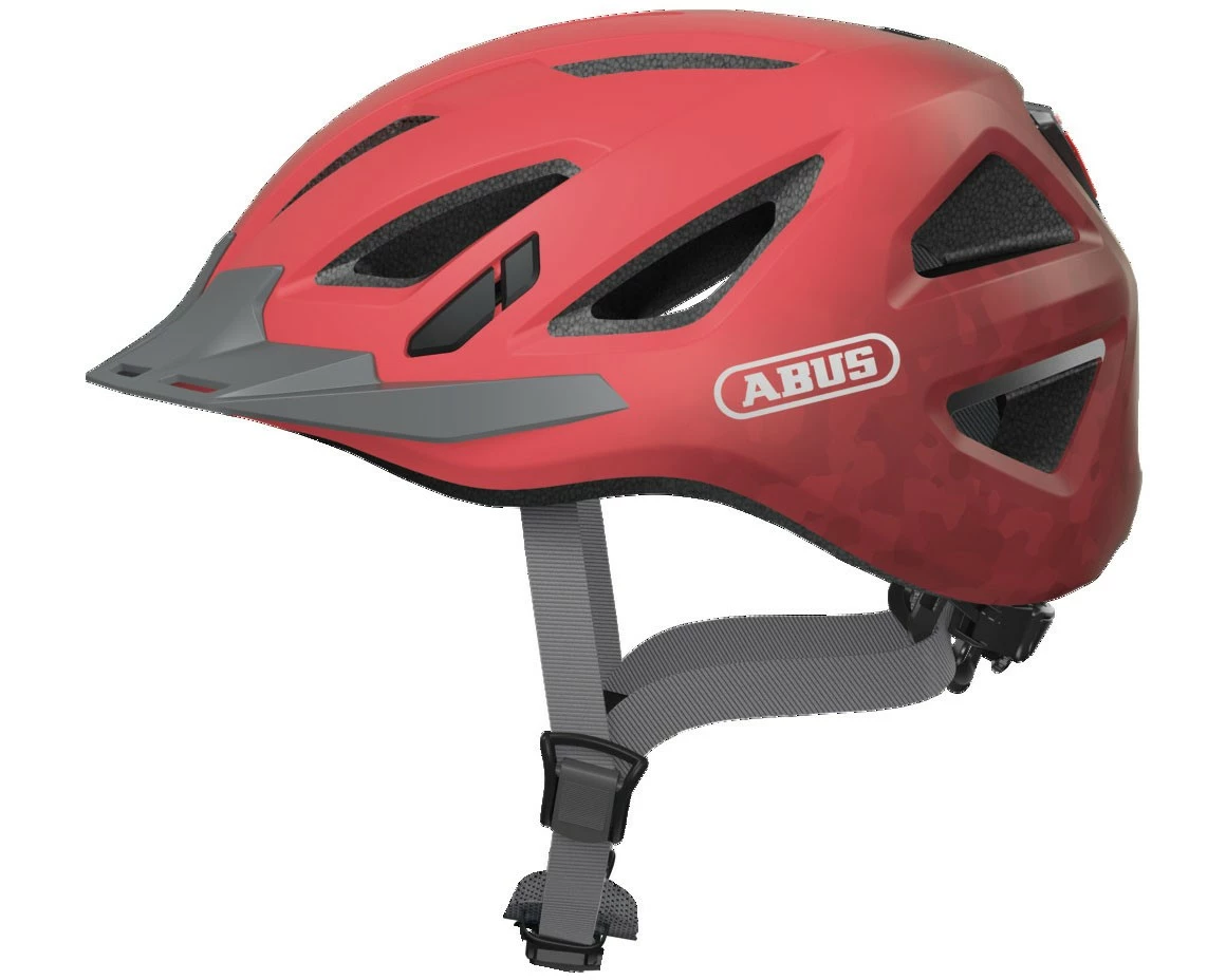 Abus Urban-I 3.0 City-Trekking Fahrrad Helm | Living Coral