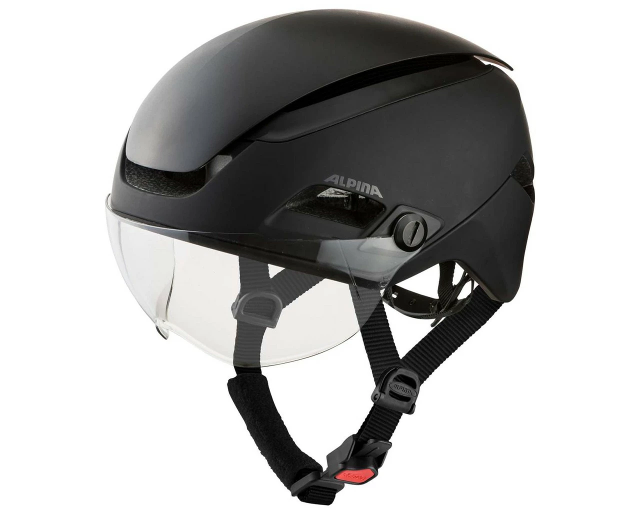 Alpina Altona Trekking/City Fahrradhelm | Black Stealth Matt