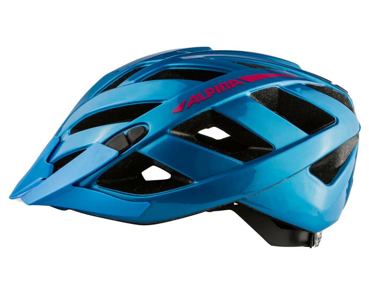 Alpina Panoma 2.0 - Trekking/City Fahrradhelm | Blue-pink Gloss – Bild 2