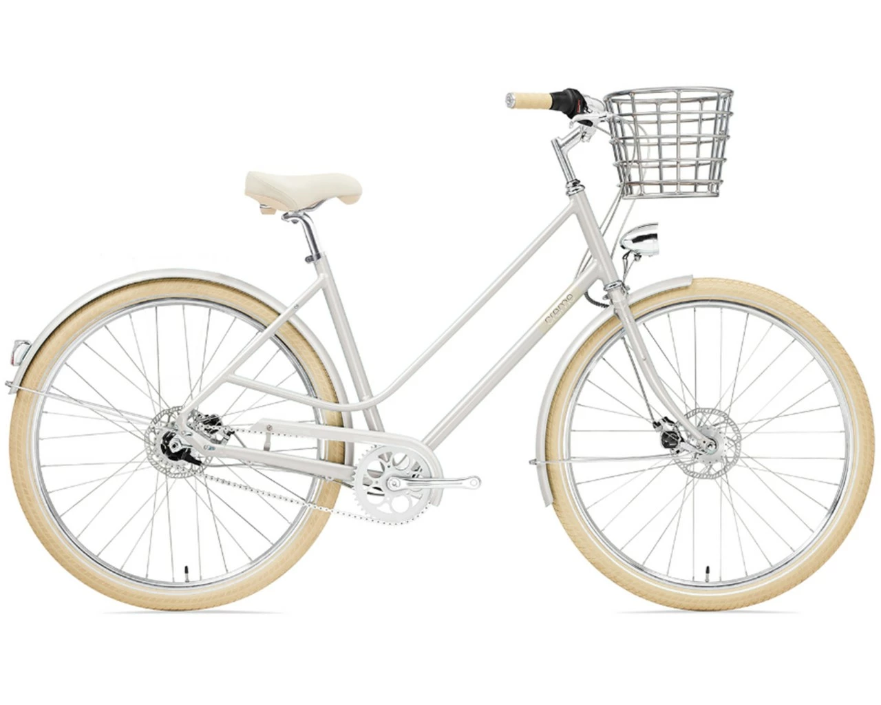 Creme Cycles Eve 7, 7-speed Dynamo City Damenrad | Light Grey