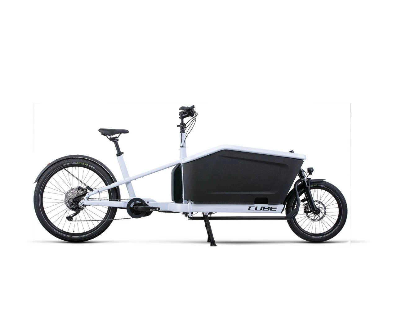 Cube Cargo Sport Dual Hybrid 1000 - Elektro Lastenrad 2022 | Flashwhite´n´black