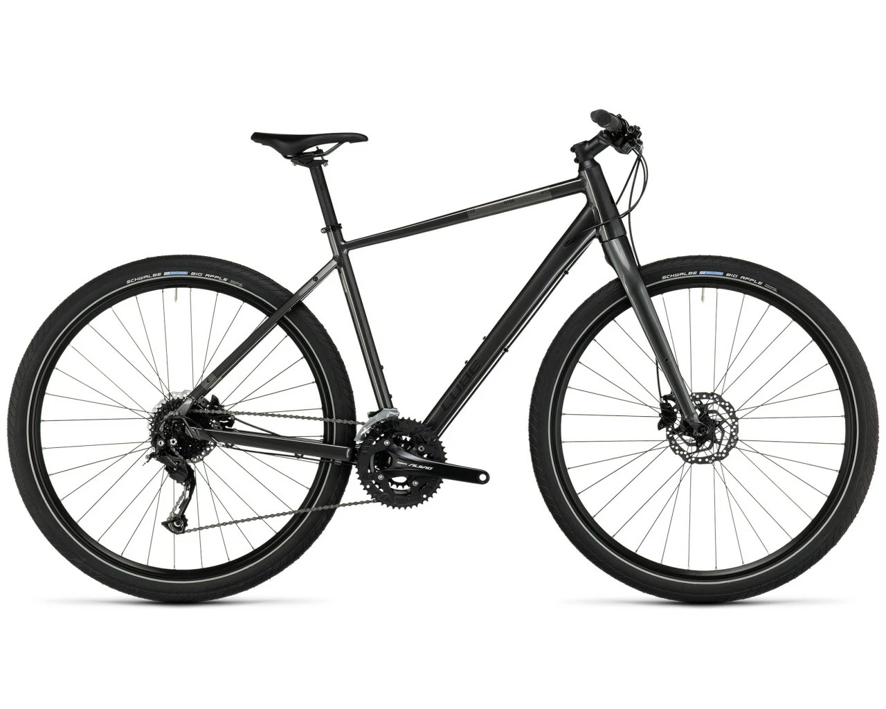Cube Hyde - Urban Bike 2023 | Graphite´n´black