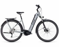 Cube Kathmandu Hybrid ONE 750 - Easy Entry Elektro Trekking Bike 2023 | Swampgrey´n´black