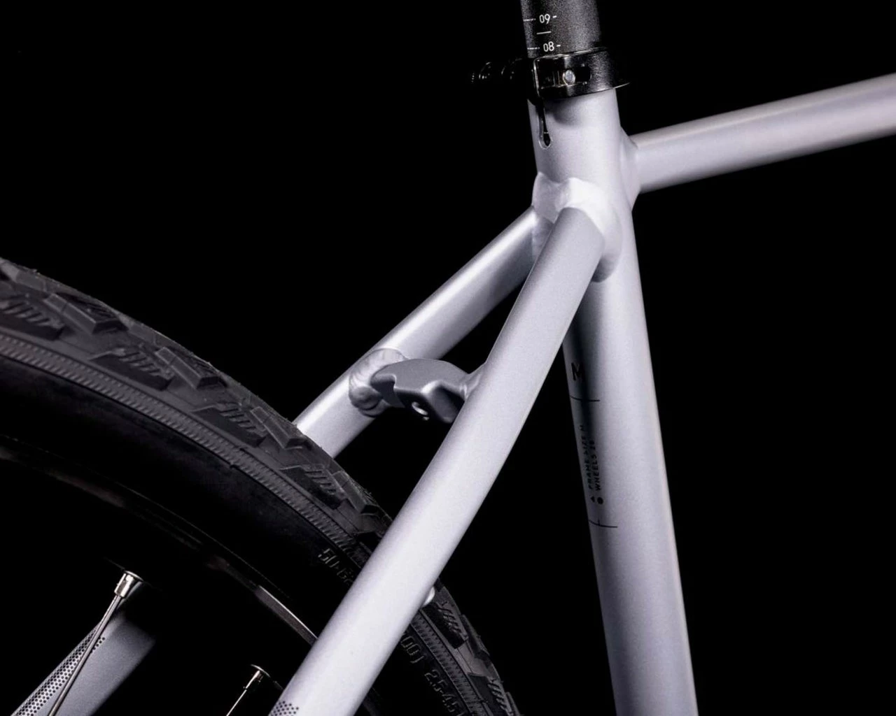 Cube Nature EXC - Cross Bike 2022 | Polarsilver´n´black – Bild 3