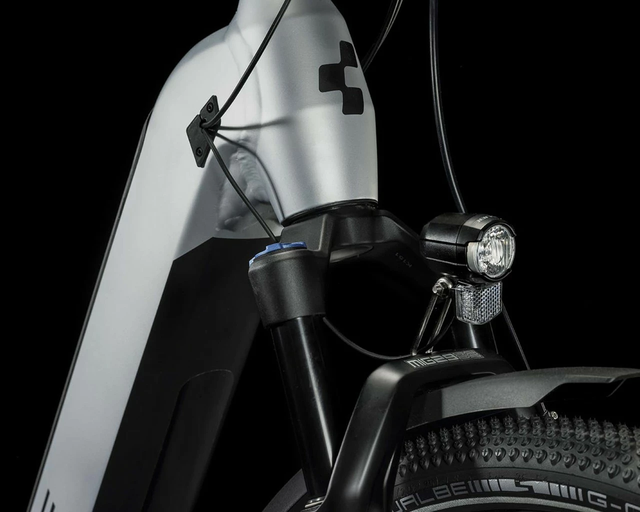 Cube Nuride Hybrid EXC 750 Allroad - Easy Entry Elektro MTB Hardtail 2023 | Polarsilver´n´black – Bild 3