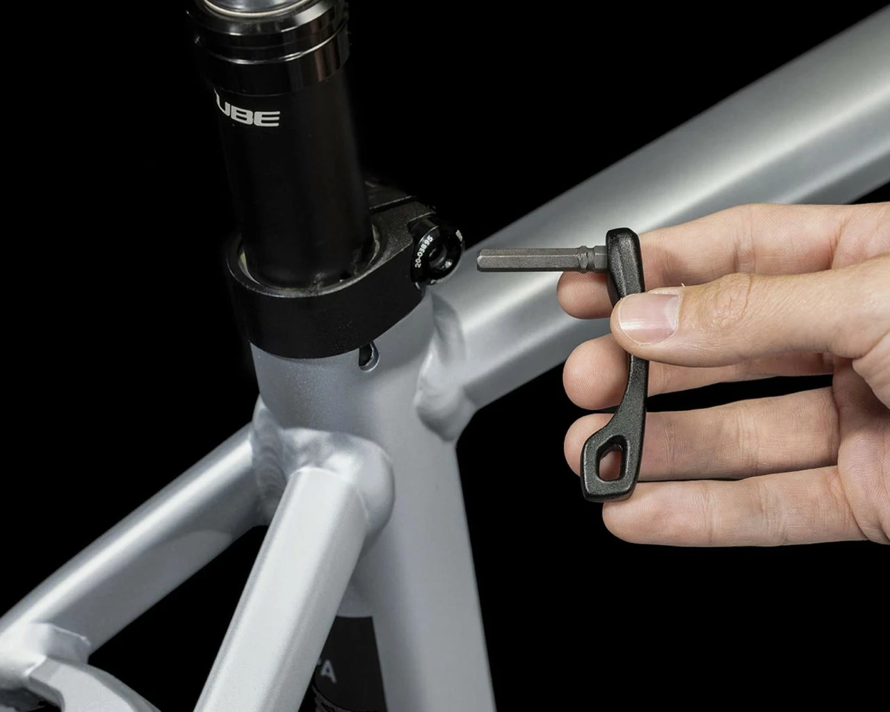 Cube Nuride Hybrid EXC 750 Allroad - Elektro MTB Hardtail 2023 | Polarsilver´n´black – Bild 4