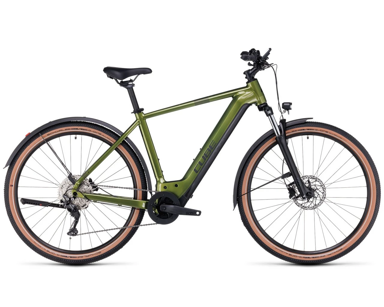 Cube Nuride Hybrid Pro 750 Allroad - Elektro MTB Hardtail 2023 | Shinymoss´n´black