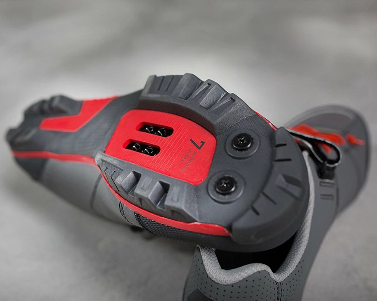 Cube PEAK MTB Schuhe | Grey N Cherry Tomato 9 Cube PEAK MTB Schuhe | Grey N Cherry Tomato – Bild 7