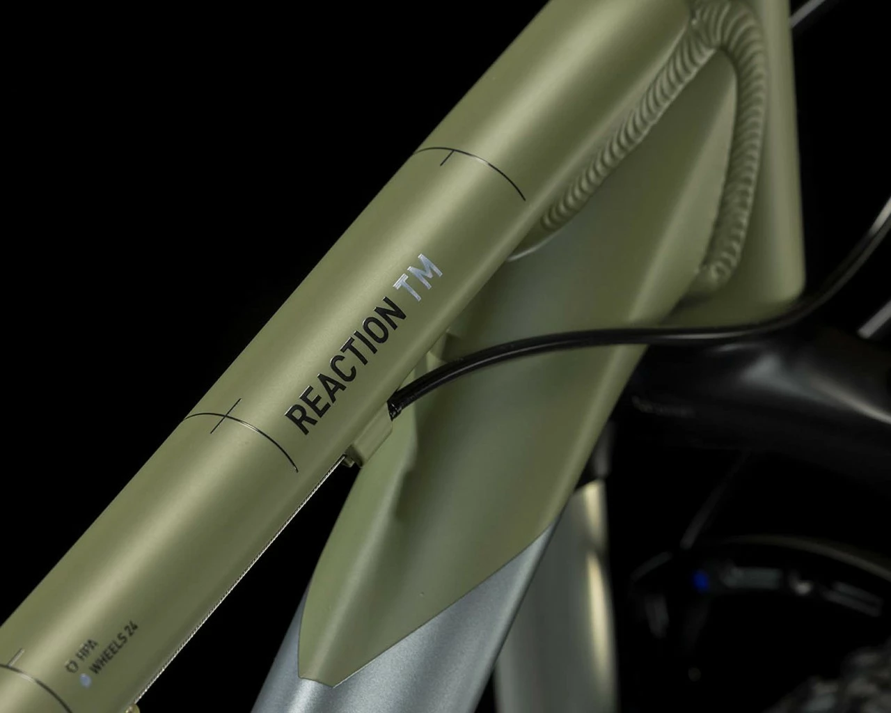 Cube Reaction 240 TM - 24" Kinderfahrrad 2023 | Grey´n´olive – Bild 3