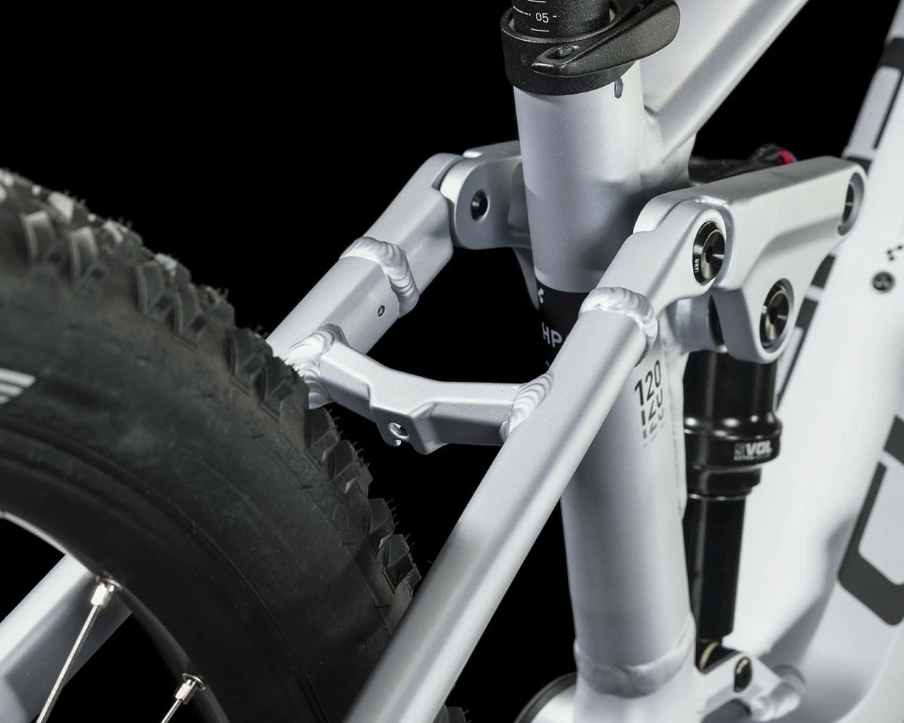 Cube Stereo Hybrid 120 Race 750 - 29'' Elektro MTB Fully 2023 | Polarsilver´n´black – Bild 7