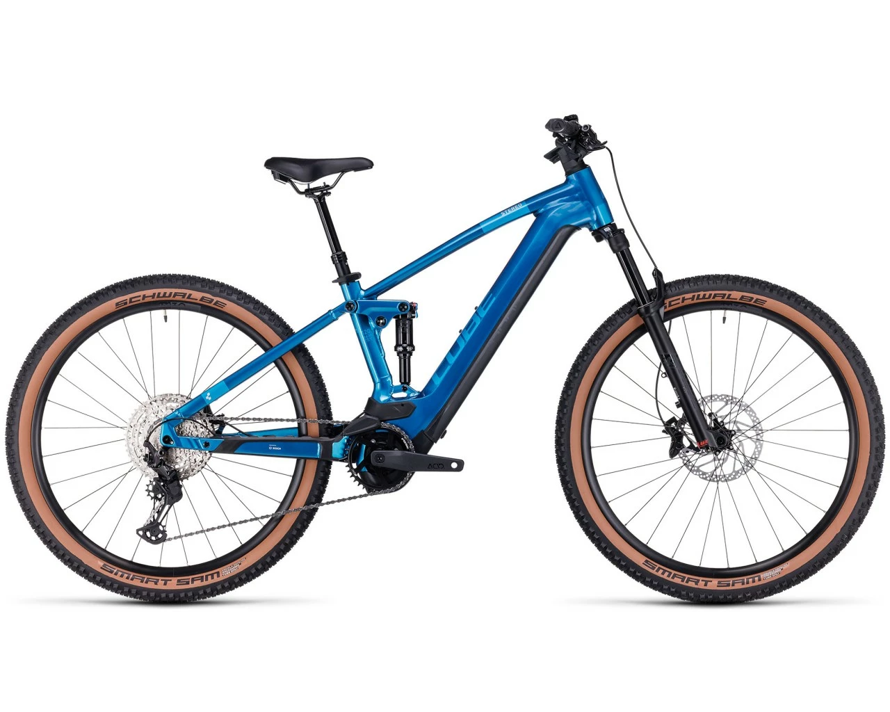 Cube Stereo Hybrid 120 SLX 750 - 29" Elektro MTB Fully 2023 | Electricblue´n´chrome
