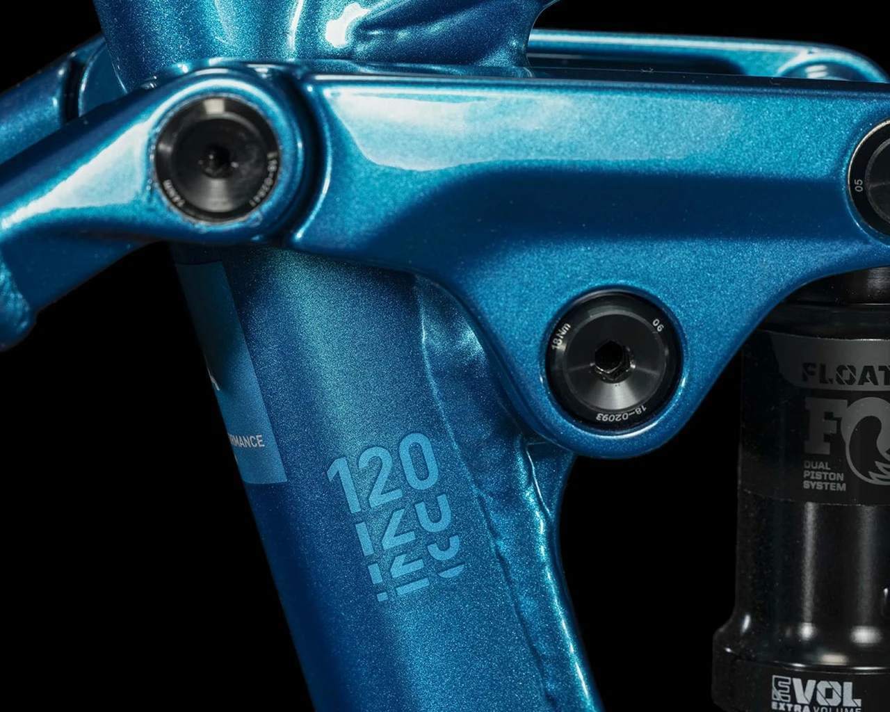 Cube Stereo Hybrid 120 SLX 750 - 29" Elektro MTB Fully 2023 | Electricblue´n´chrome – Bild 6