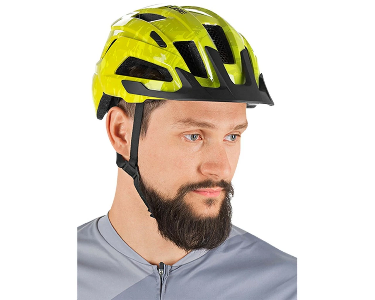 Cube Tour Fahrradhelm STEEP | Glossy Citrone – Bild 2