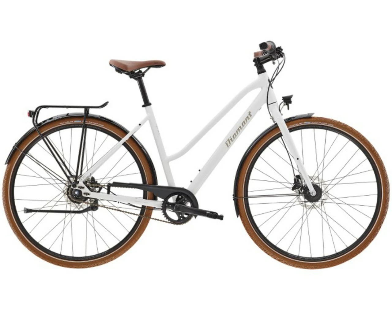Diamant 885 TRA - Trapeze City Fahrrad 2022 | Weiss