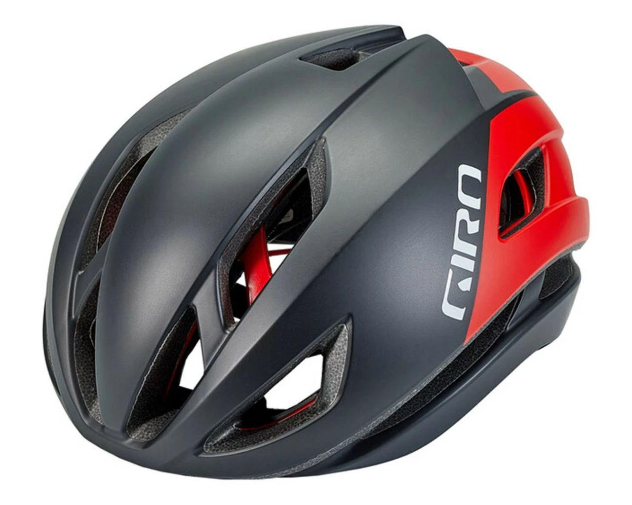 Giro Eclipse Spherical Fahrradhelm MIPS | Matte Black-white-red
