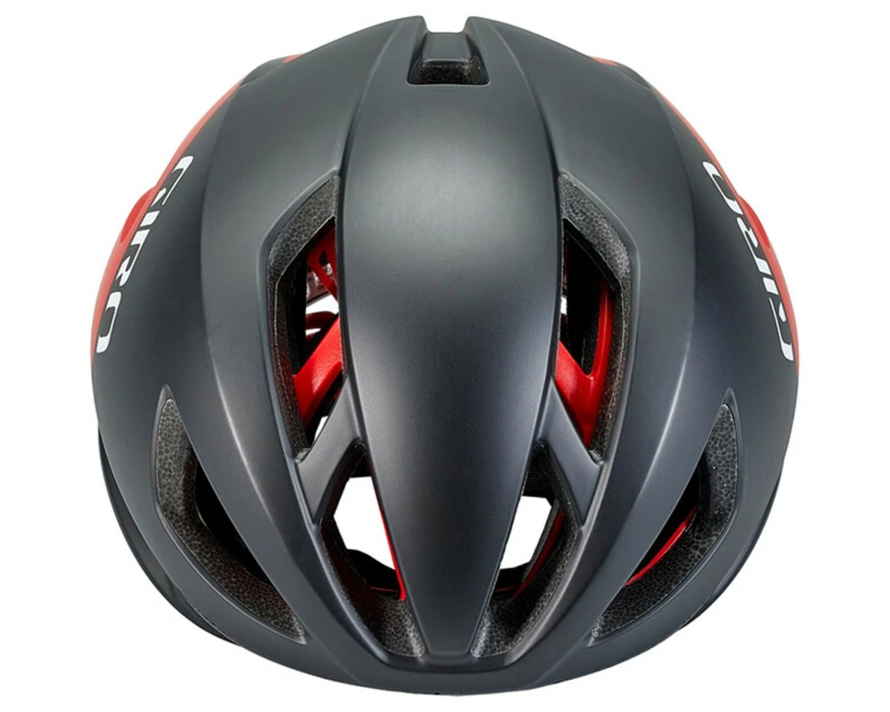 Giro Eclipse Spherical Fahrradhelm MIPS | Matte Black-white-red – Bild 2
