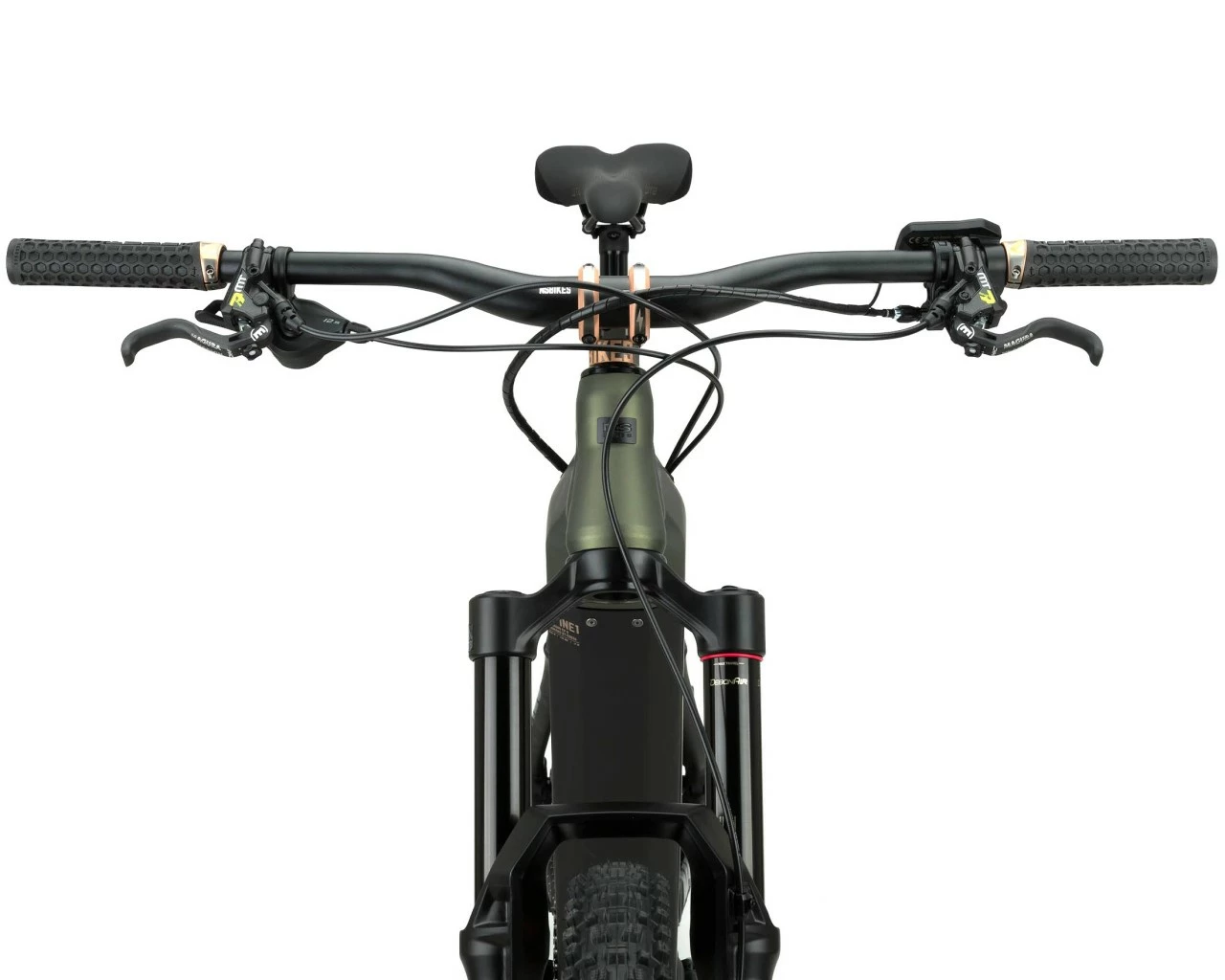 Ns-bikes NS Bikes E-Fine 1 170 Shimano EP8/630Wh - Elektro MTB-Fully 2022 | Black-green – Bild 4