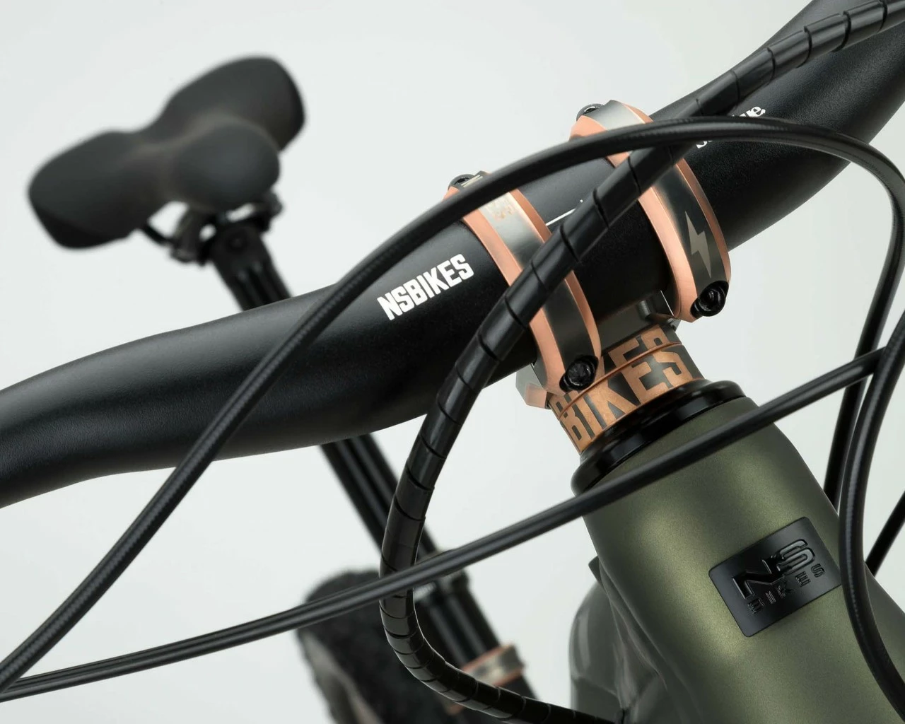 Ns-bikes NS Bikes E-Fine 1 170 Shimano EP8/630Wh - Elektro MTB-Fully 2022 | Black-green – Bild 5