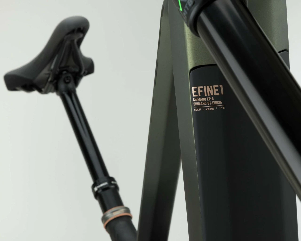 Ns-bikes NS Bikes E-Fine 1 170 Shimano EP8/630Wh - Elektro MTB-Fully 2022 | Black-green – Bild 10