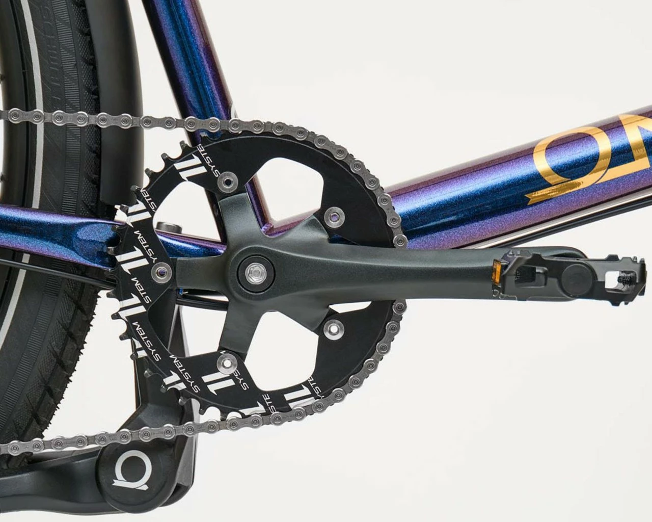 Omnium Cargo V3 WiFi - Lastenrad 2022 | Blurple-shiny Gold Logo – Bild 4