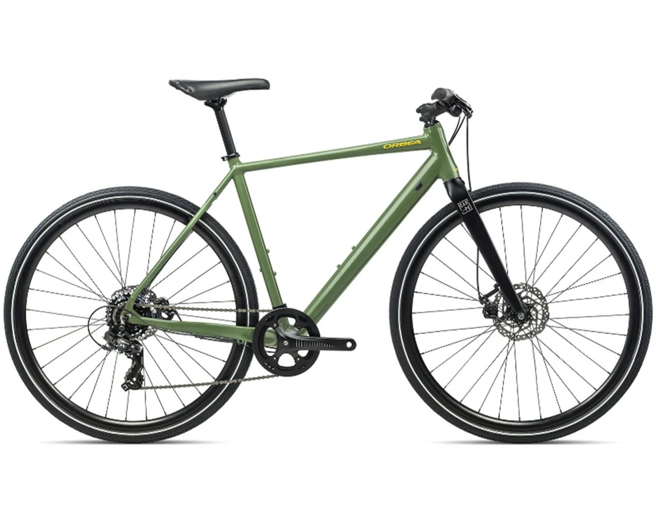 Orbea Carpe 40 - 28" Urban Bike 2022 | Urban Green Gloss-black Matte