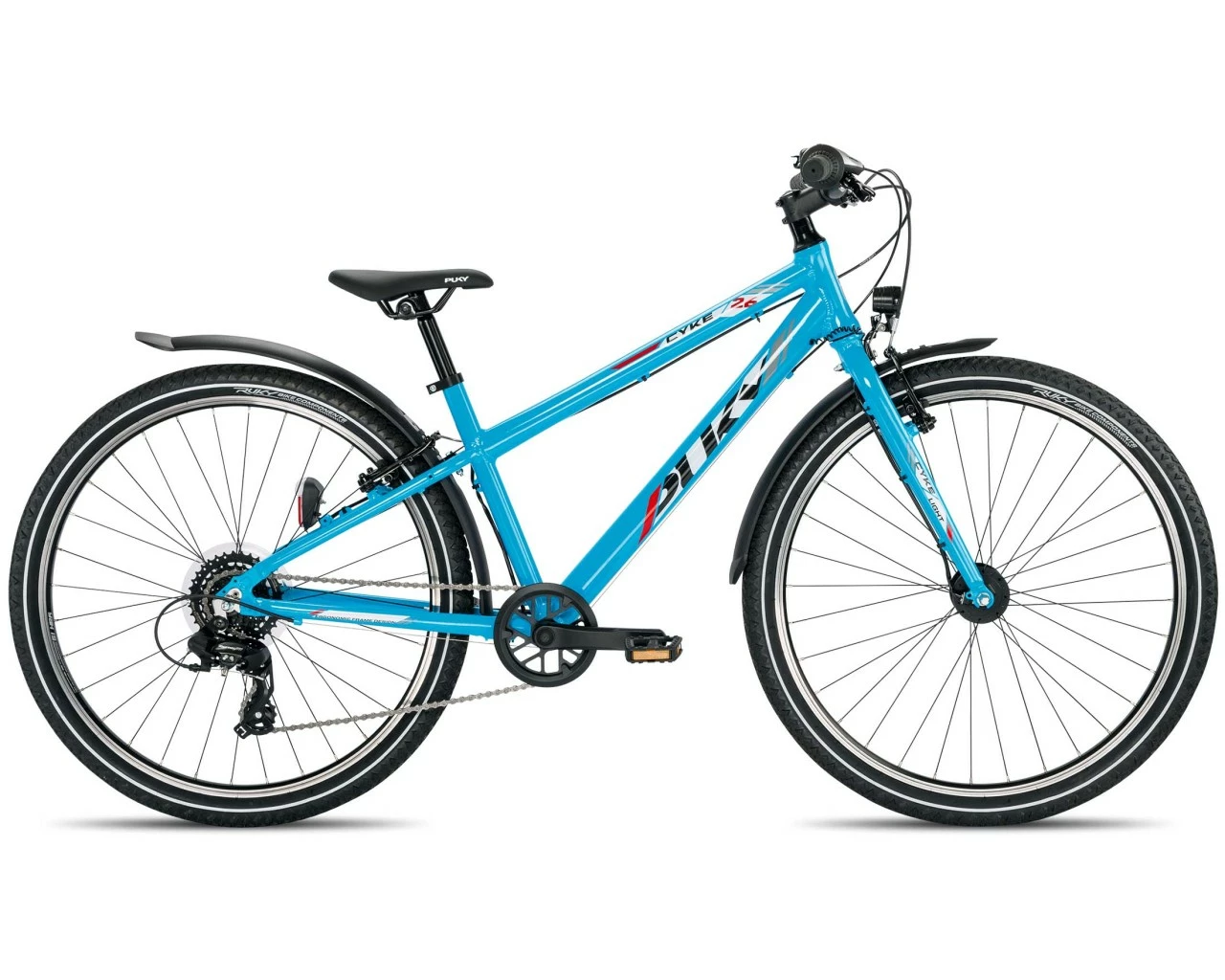 Puky CYKE 26-8 Light Active - 26" Jugendfahrrad Mit 8-Gang Tourney 2022 | Fresh Blue