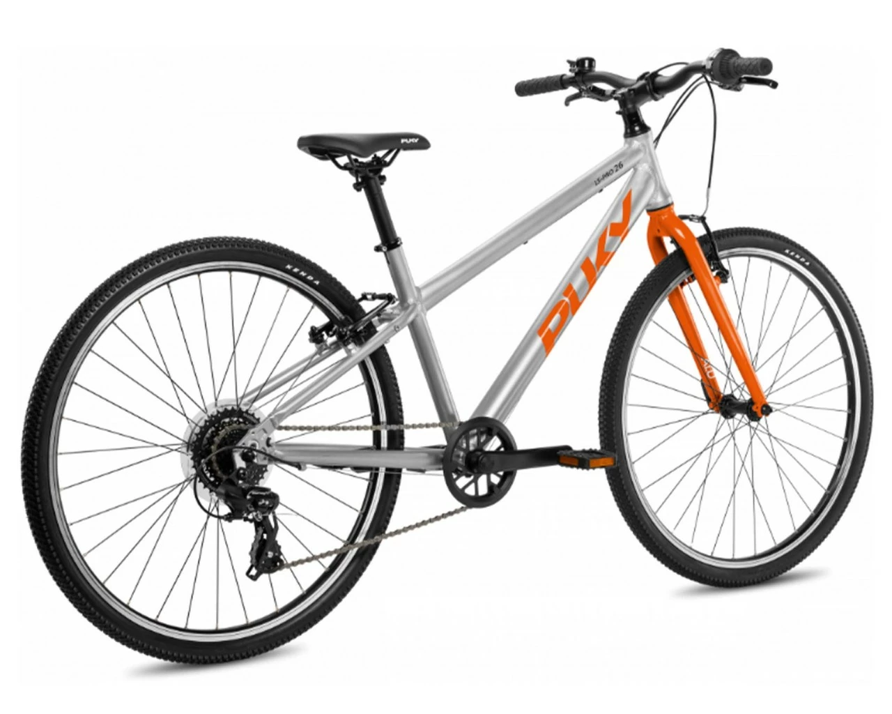 Puky LS-PRO 26-8 - 26" Kinderfahrrad 2023 | Silver-orange 5 Puky LS-PRO 26-8 - 26" Kinderfahrrad 2023 | Silver-orange – Bild 3