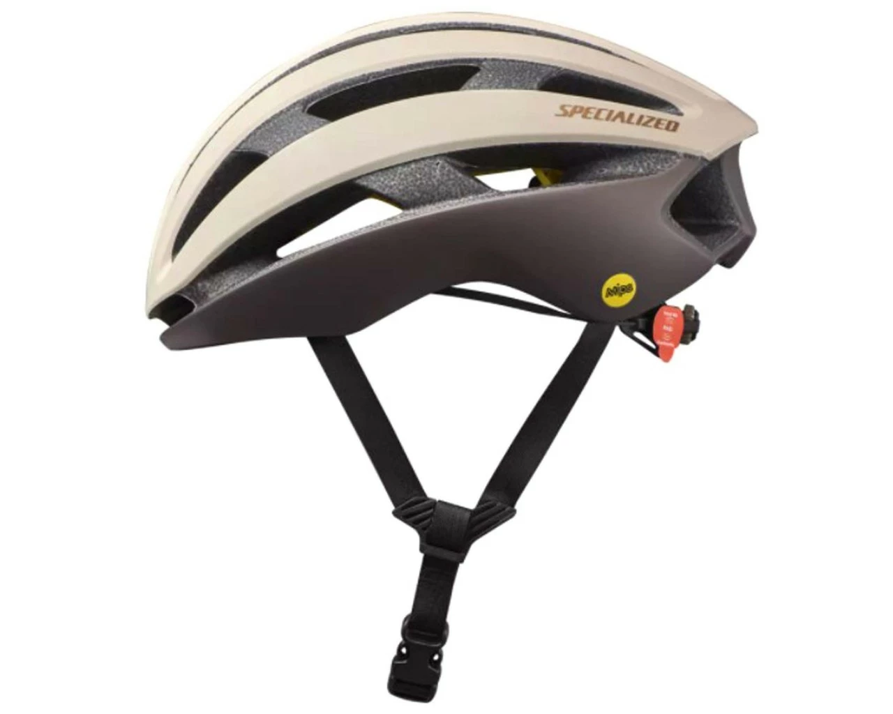 Specialized Airnet Rennrad Helm MIPS & ANGi Ready | Matte Sand-gloss Doppio – Bild 2