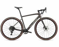Specialized Diverge Comp Carbon - Gravel Bike 2022 | Satin Gunmetal-white-chrome-clean