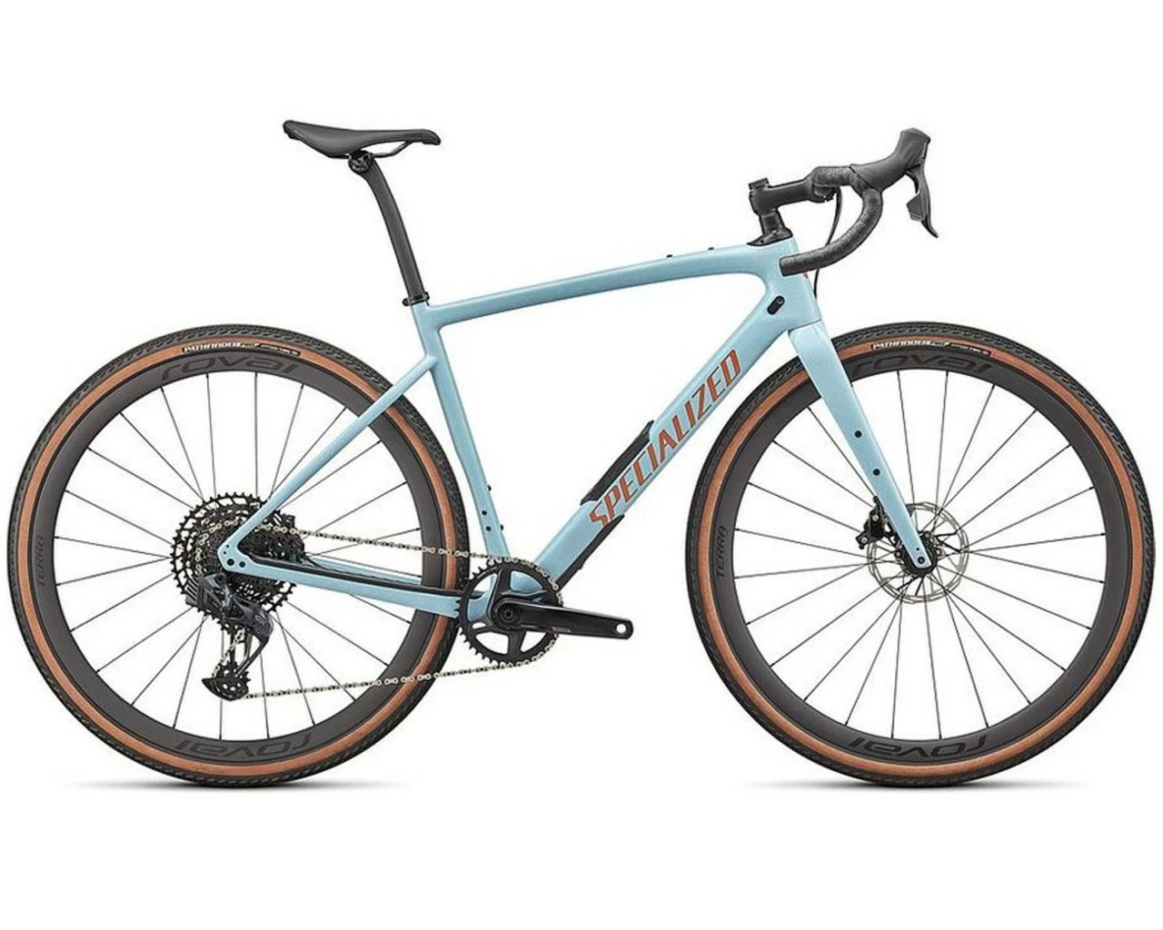 Specialized Diverge Expert - Carbon Gravel Bike 2022 | Gloss Arctic Blue-sand Speckle-terra Cotta