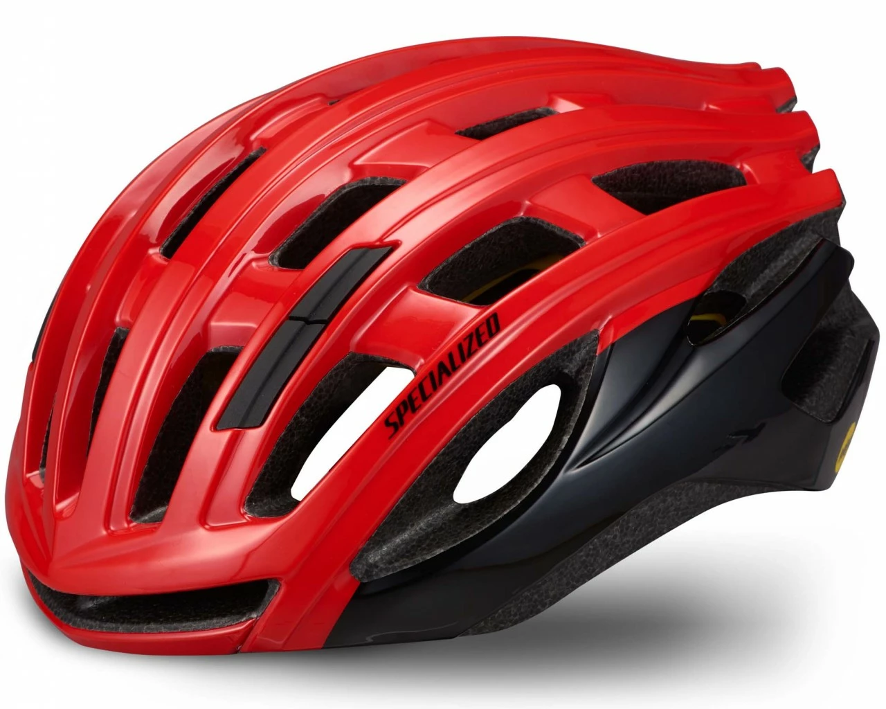 Specialized Propero III Rennrad Helm ANGi Ready MIPS | Flo Red-tarmac Black