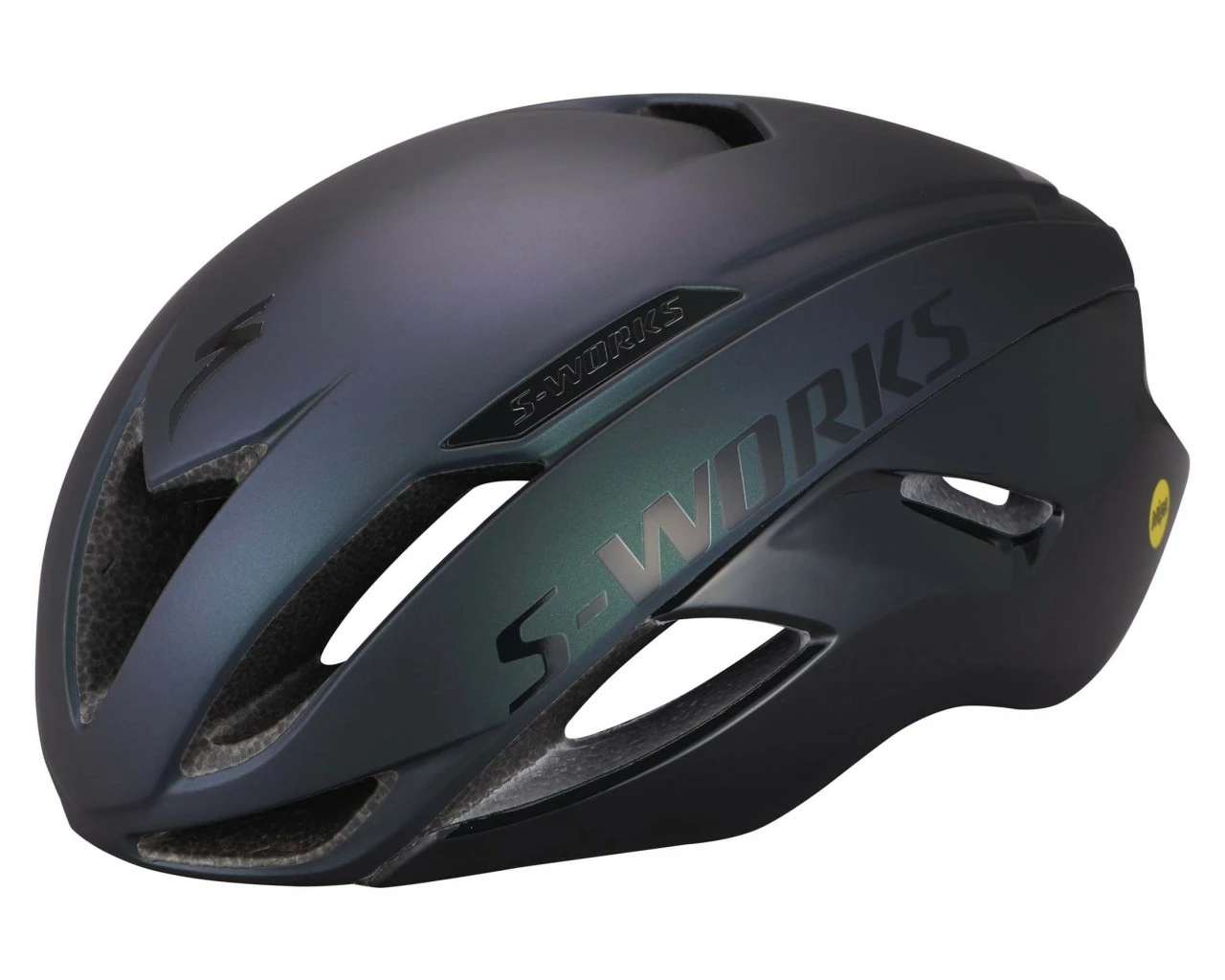 Specialized S-Works Evade ANGi Ready Rennrad Fahrradhelm | Satin Chameleon-gloss Black