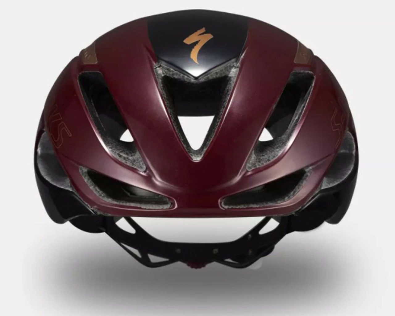 Specialized S-Works Evade Rennrad Helm MIPS (ANGi-kompatibel) | Gloss Maroon-matte Black – Bild 3