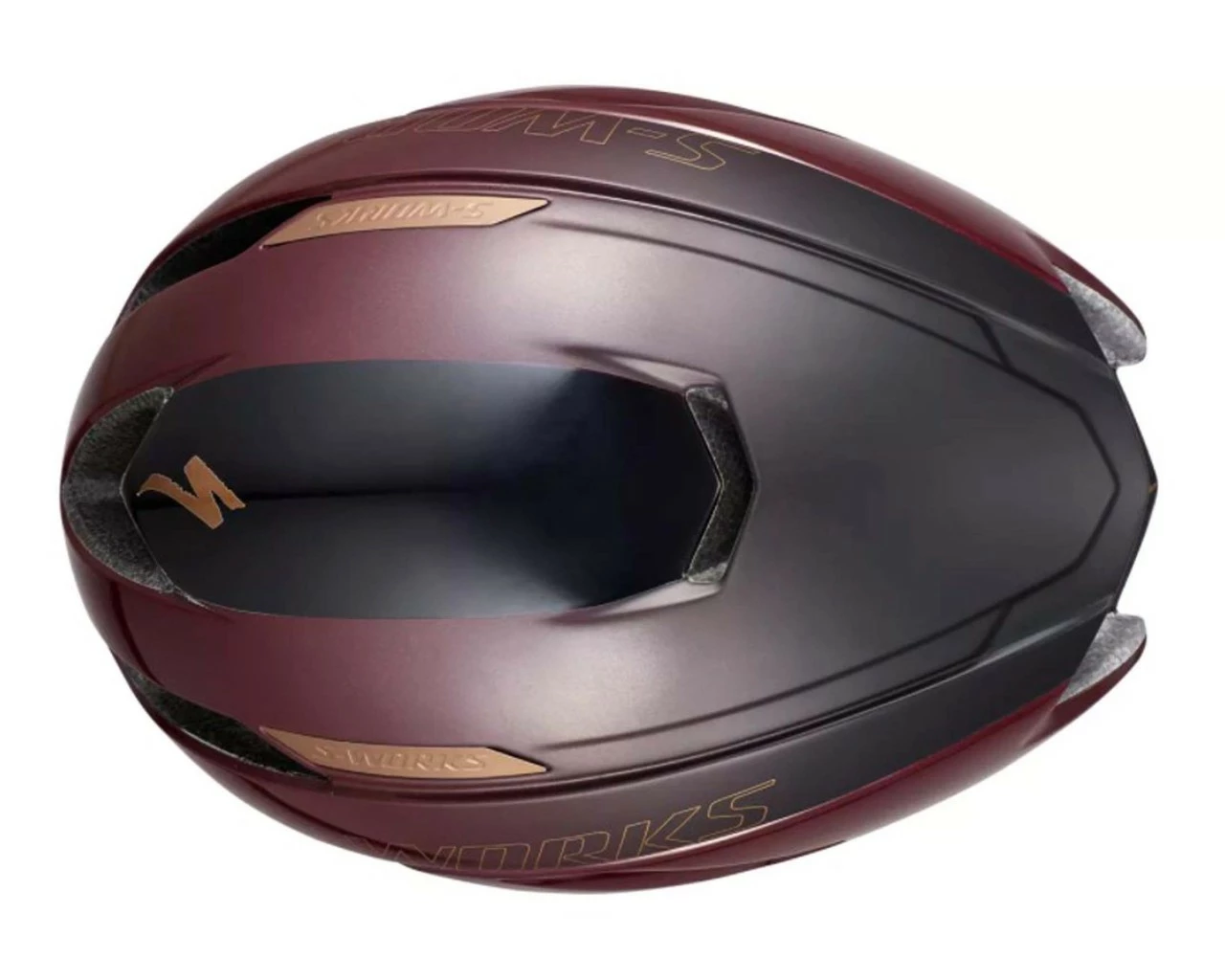 Specialized S-Works Evade Rennrad Helm MIPS (ANGi-kompatibel) | Gloss Maroon-matte Black – Bild 6