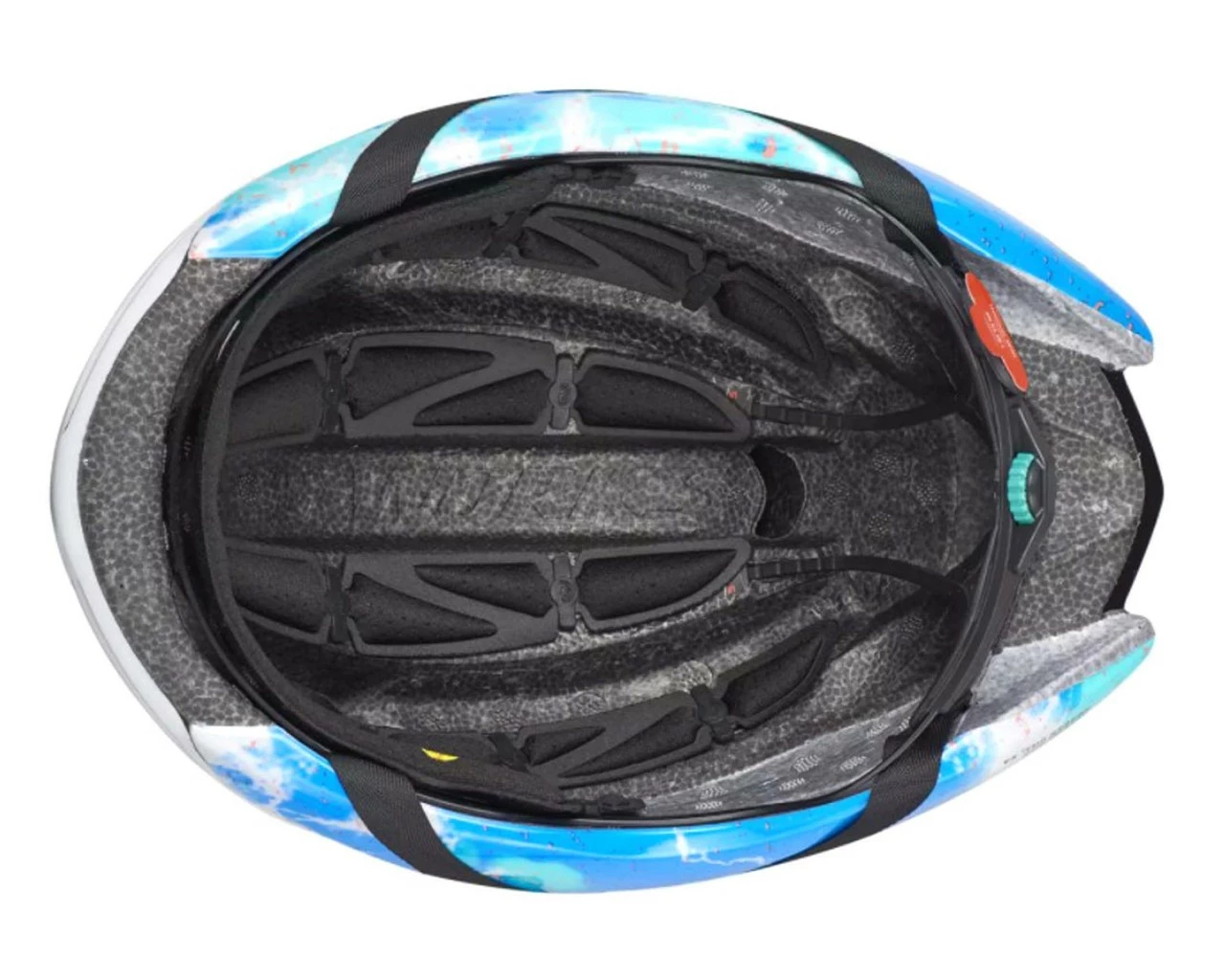 Specialized S-Works Evade Rennrad Helm MIPS (ANGi-kompatibel) | Matte Dove Grey-gloss Cobalt Blue-la – Bild 7