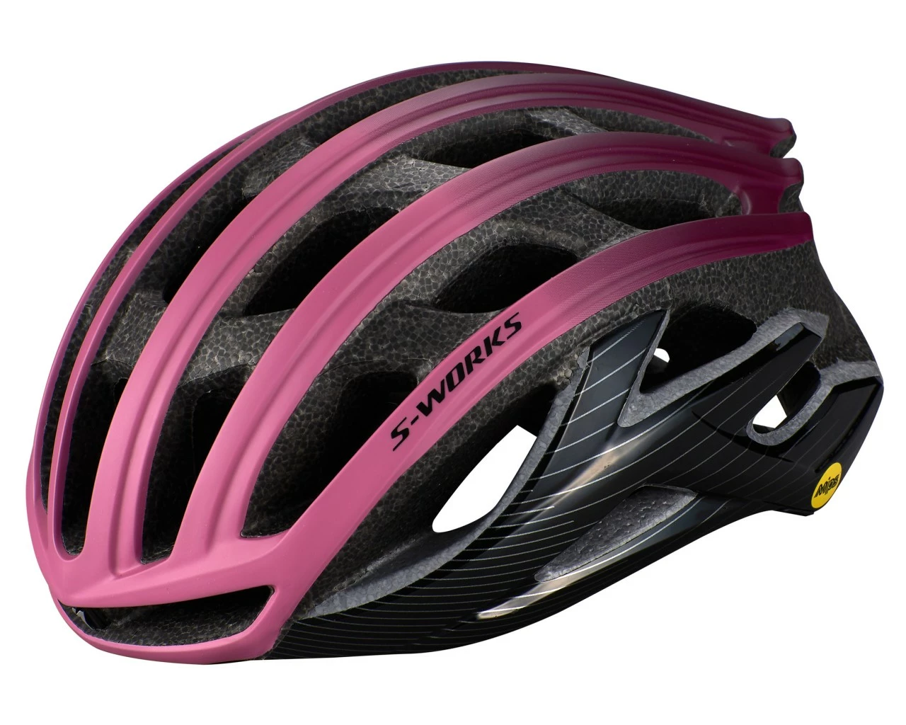 Specialized S-Works Prevail II Rennradhelm ANGi Ready & MIPS | Cast Berry-dusty Lilac